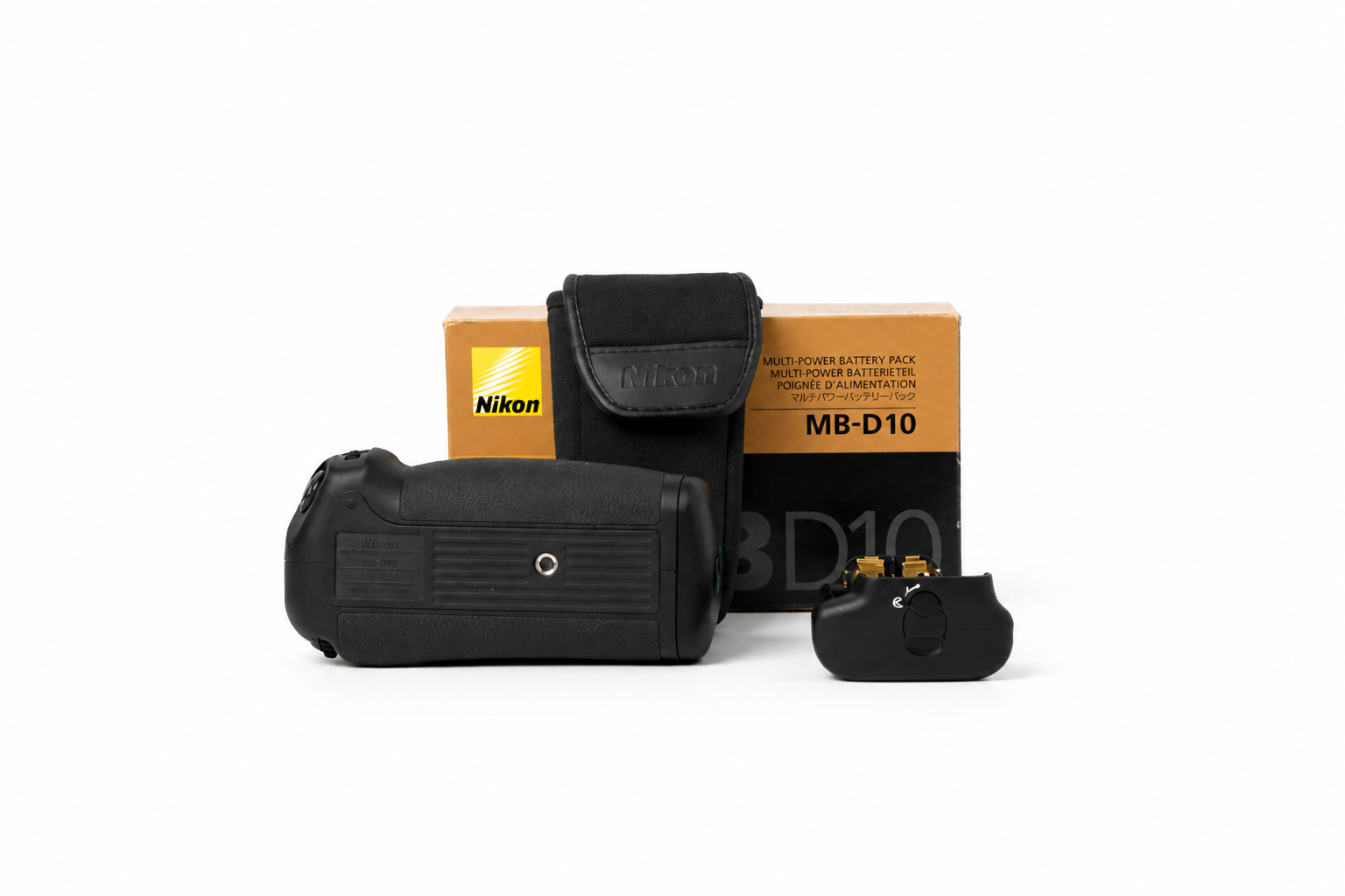 Battery Grip Nikon MB-D10 con Battery Holder y Estuche