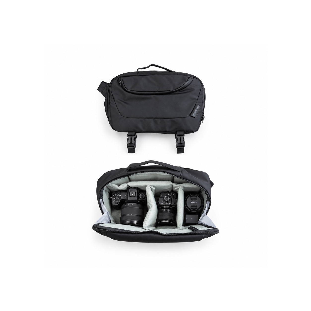 Bolso acolchado para cámara con divisores ajustables