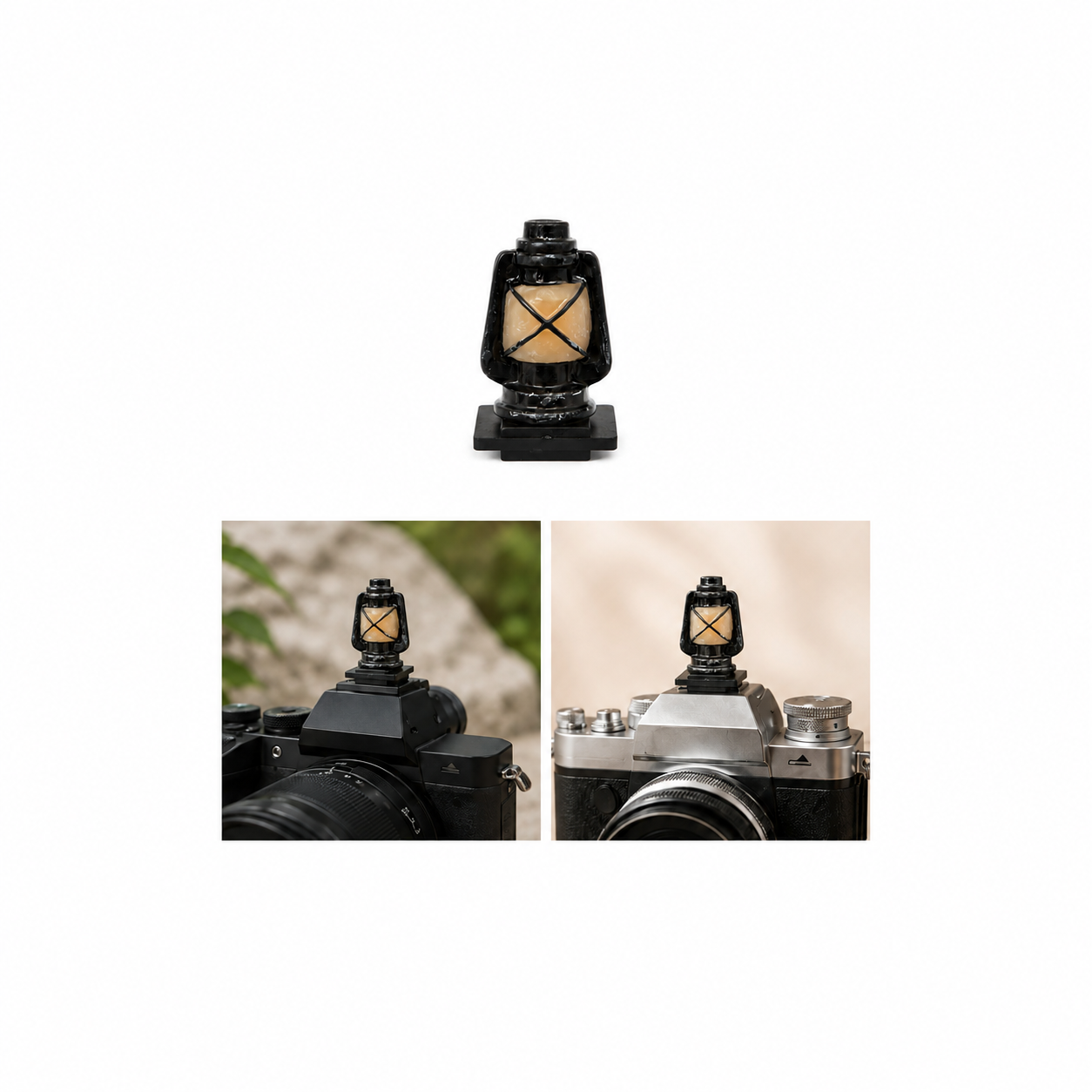 Decorative Camera Hot Shoe Cover – Vintage Lantern