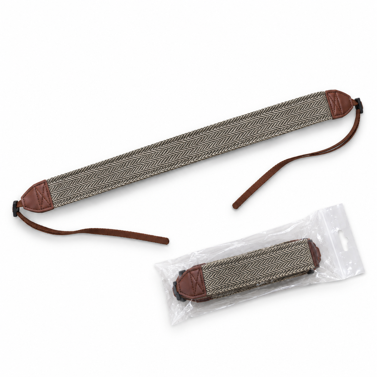 Correa de Cámara Tejida Beige