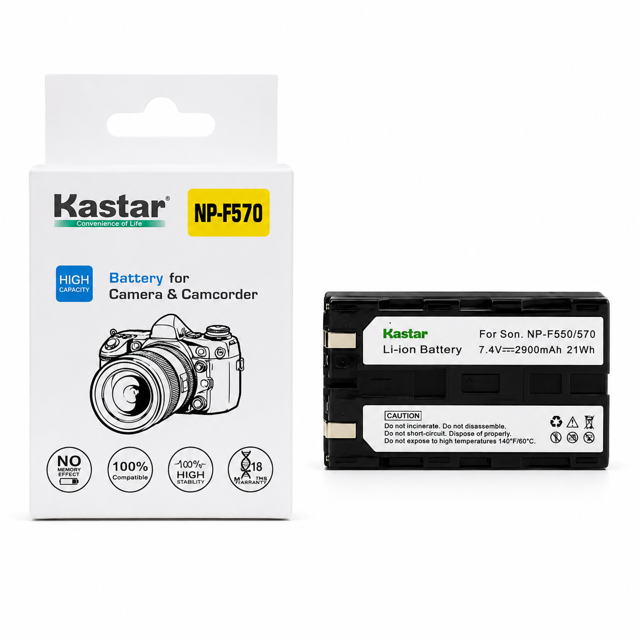 Kastar NP-F570 Battery for Sony