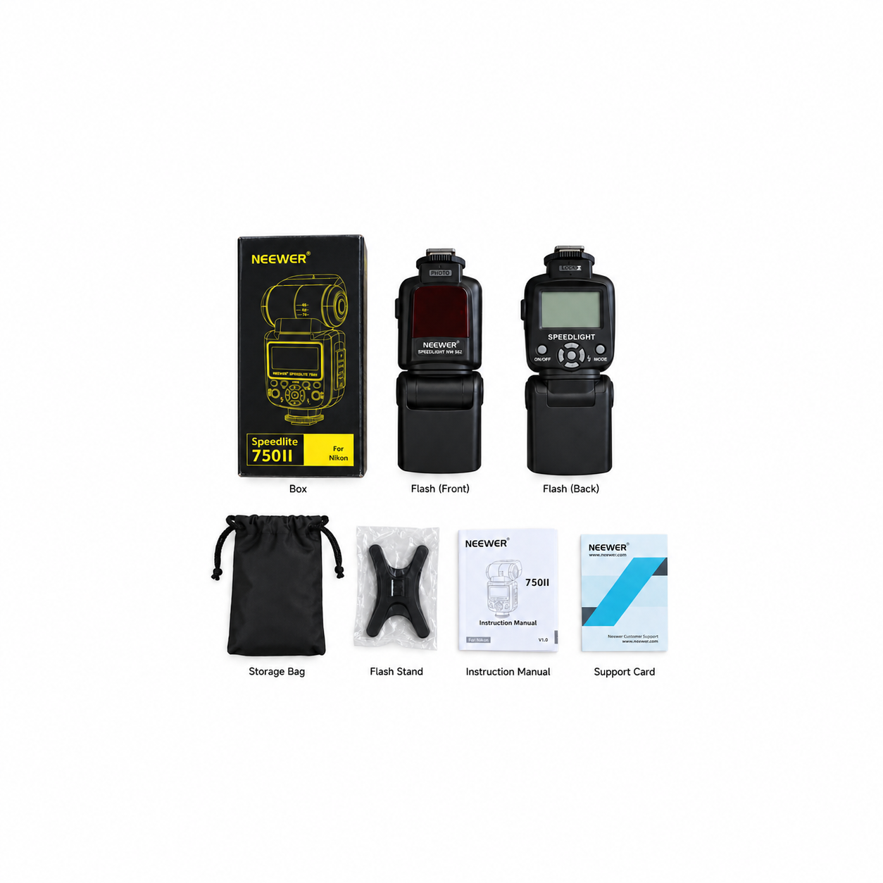 Flash NEEWER 750II TTL Speedlite para Nikon