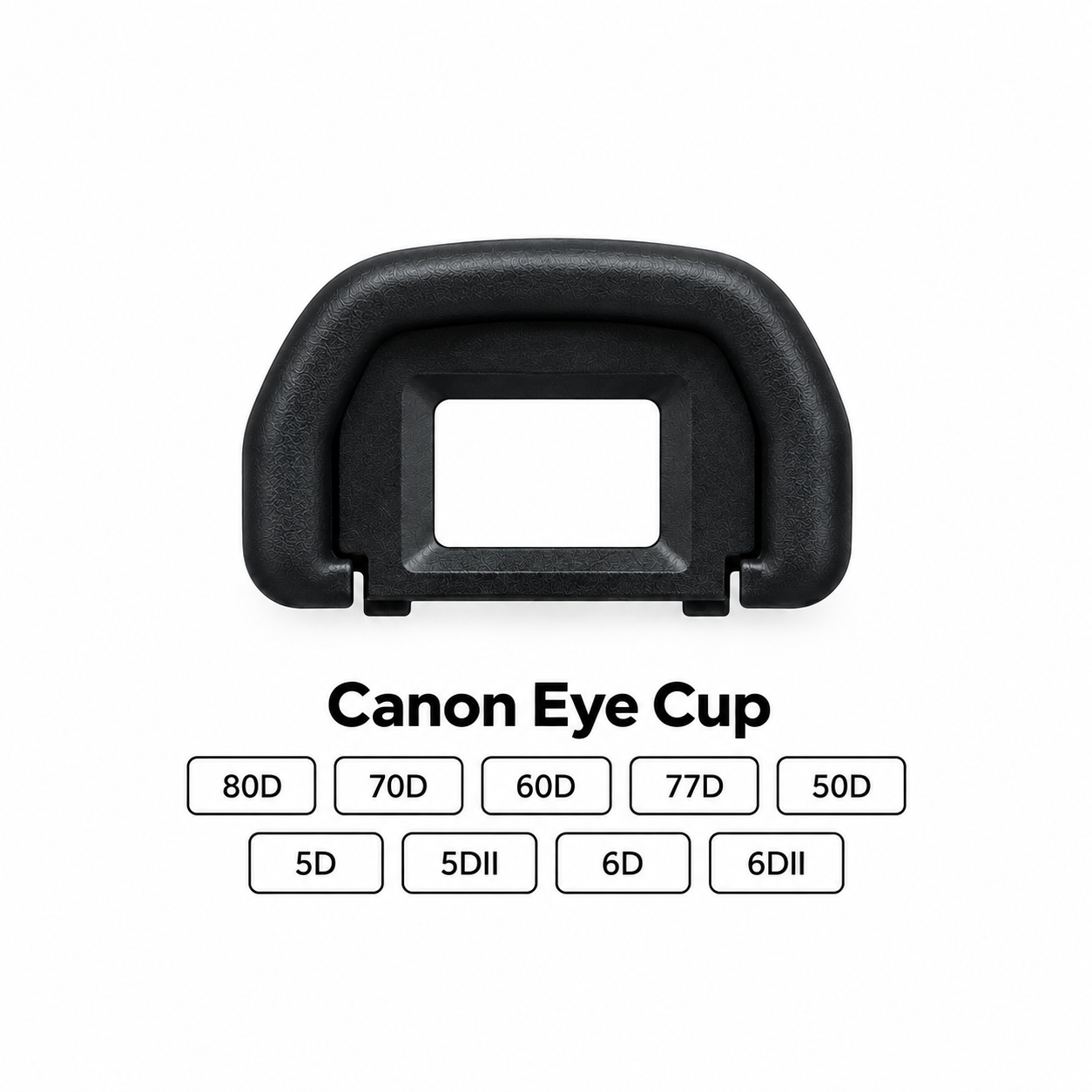 Eye cup para Cámaras Canon 80D, 70D y 60D