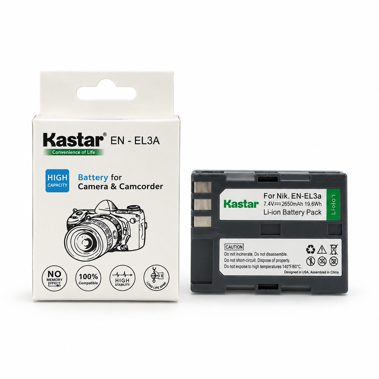 Batería Kastar EN-EL3A para Cámara