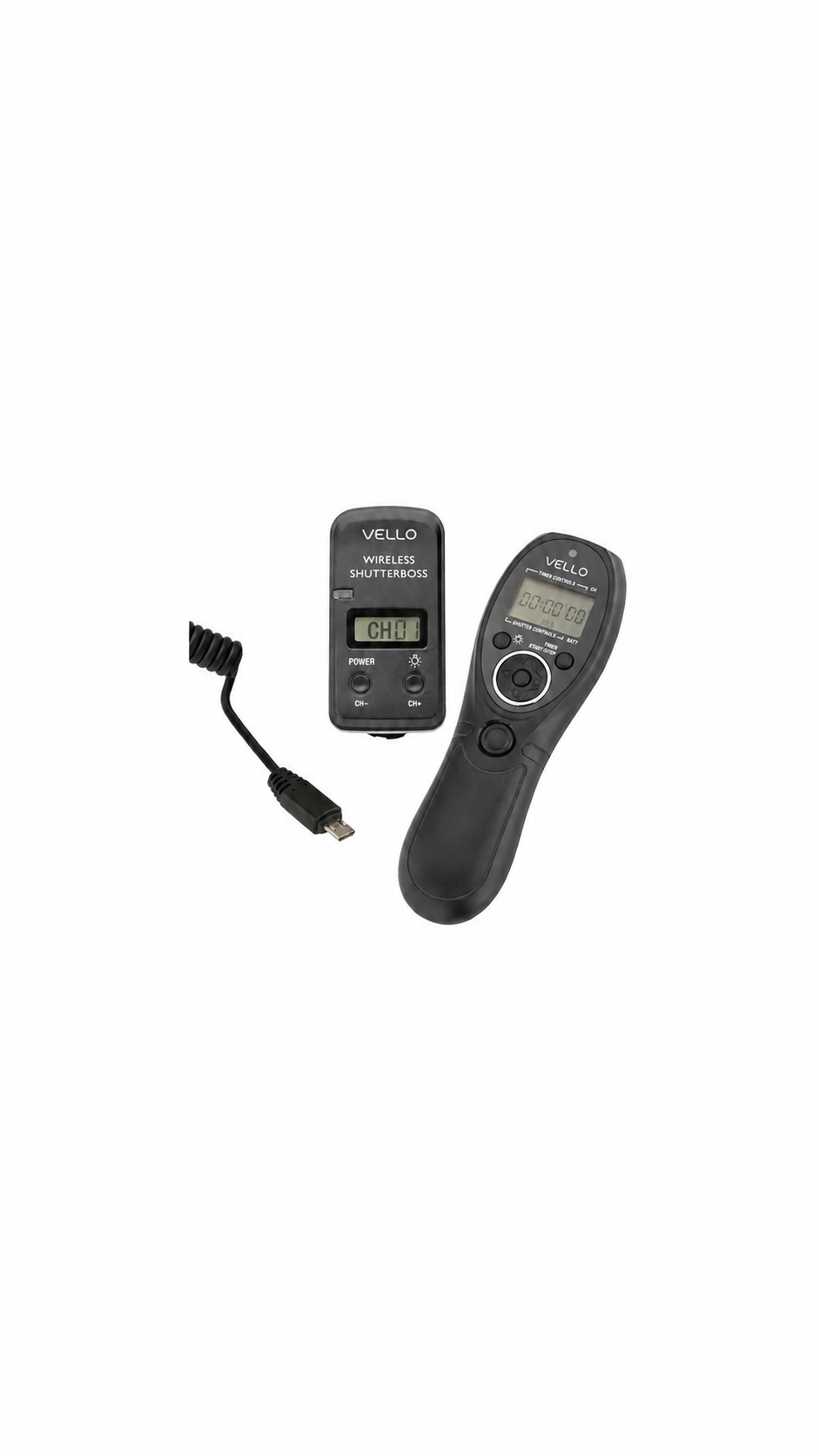 Vello Wireless ShutterBoss Remote Shutter Release with Timer