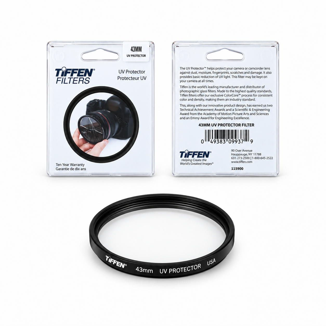 Filtro Tiffen UV Protector 43mm