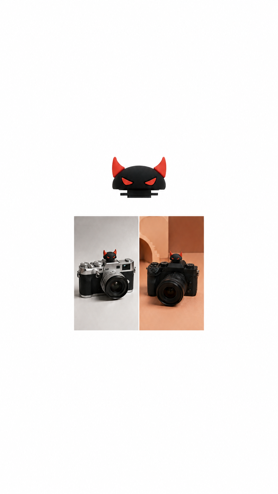 Little Devil Decorative Camera Hot Shoe Cover