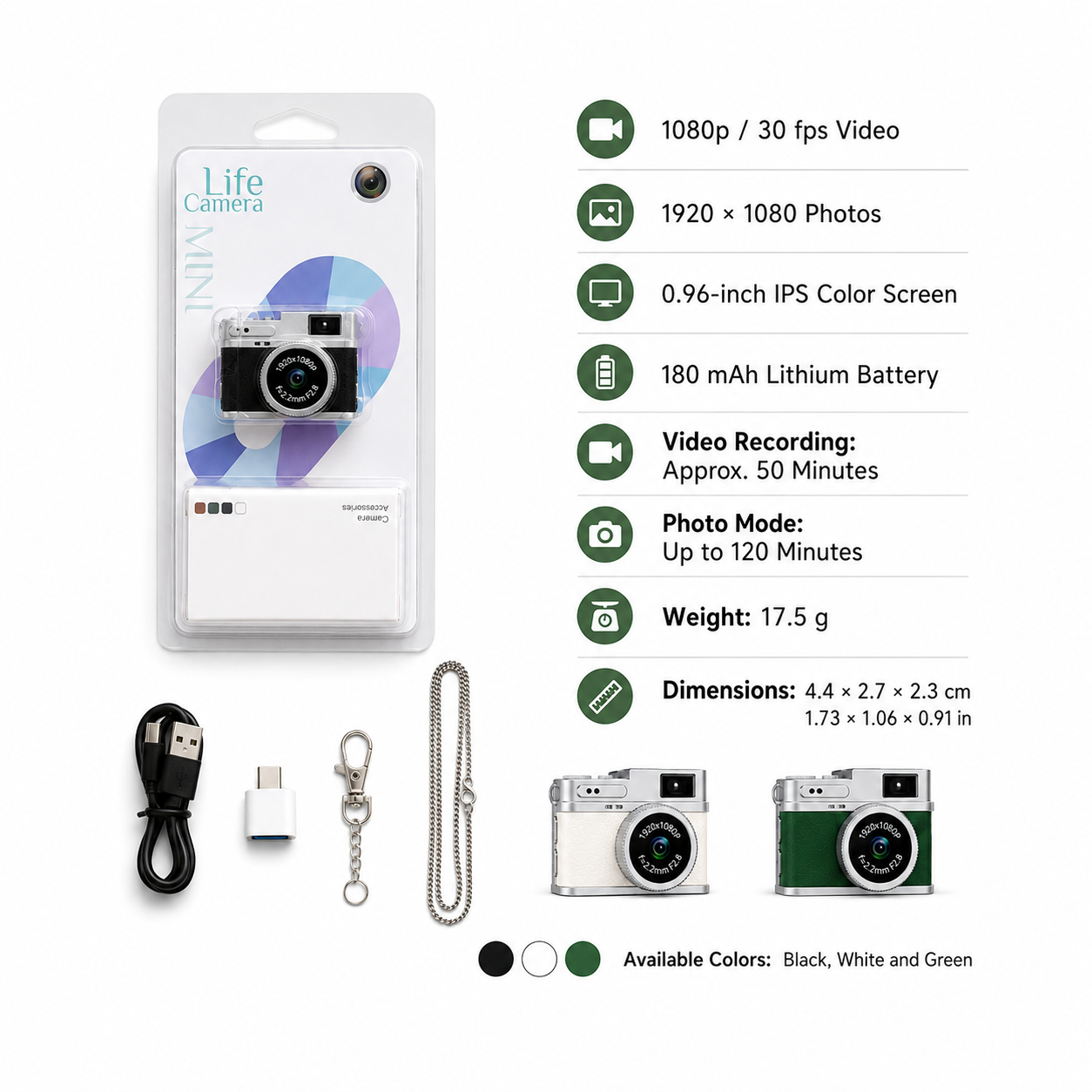 Mini Retro Digital Camera