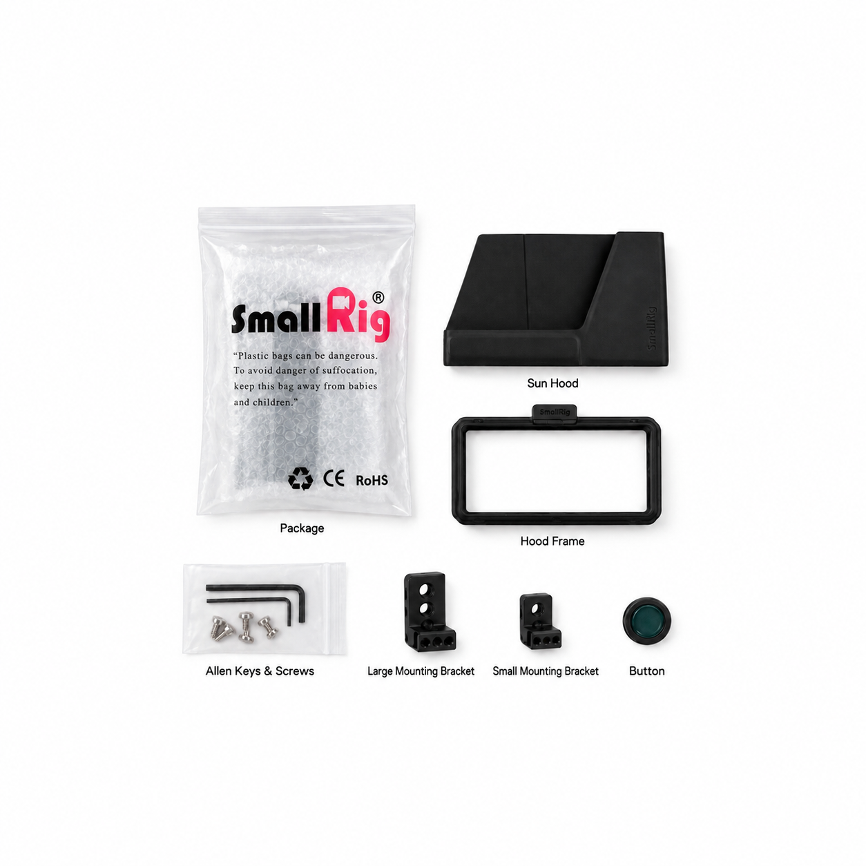 Parasol SmallRig para Monitor de Blackmagic Pocket Cinema Camera 4K