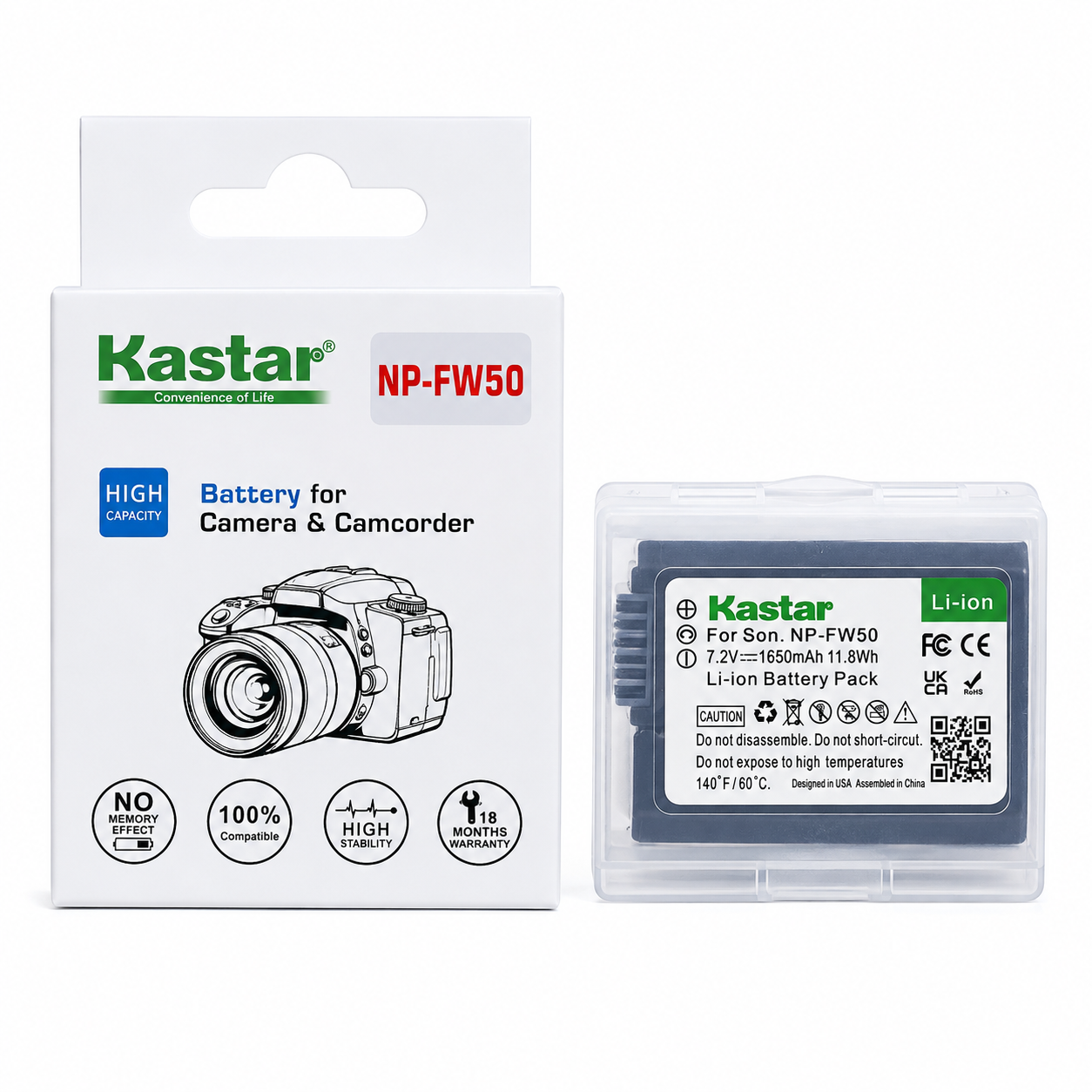 Batería Kastar NP-FW50 para Sony
